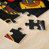 Ancient  Egyptian Hieroglyphic Pattern Background  Legpuzzel (Zijkant)