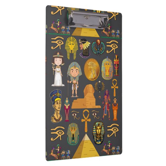 Ancient Egyptian Hieroglyphic -Pattern Pharaoh  Klembord (Rechts)