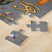 Ancient Egyptian Hieroglyphic -Pattern Pharaoh  Legpuzzel (Zijkant)