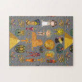 Ancient Egyptian Hieroglyphic -Pattern Pharaoh  Legpuzzel (Horizontaal)