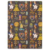 Ancient Egyptian Hieroglyphic Pattern Symbol       Klembord (Achterkant)