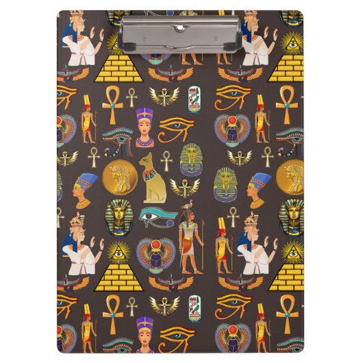 Ancient Egyptian Hieroglyphic Pattern Symbol       Klembord (Voorkant)