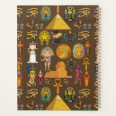 Ancient Egyptian Hieroglyphic -Pattern Symbol  Planner (Achterkant)