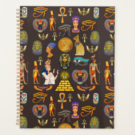 Ancient Egyptian Hieroglyphic Pattern Symbol       Planner
