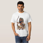 Ancient Egyptian Hunt with Leopards T-shirt (Voorkant volledig)