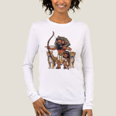 Ancient Egyptian Hunt with Leopards Tri-Blend Shirt (Voorkant volledig)