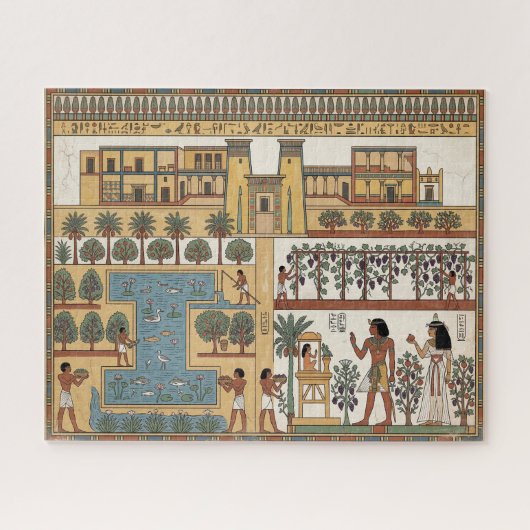 Ancient Egyptian Oasis: Villa & Garden Legpuzzel (Horizontaal)