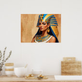 Ancient Egyptian Pharaoh Art – Timeless Pharaonic  Poster (Keuken)