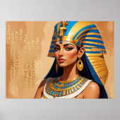 Ancient Egyptian Pharaoh Art – Timeless Pharaonic Poster (Voorkant)