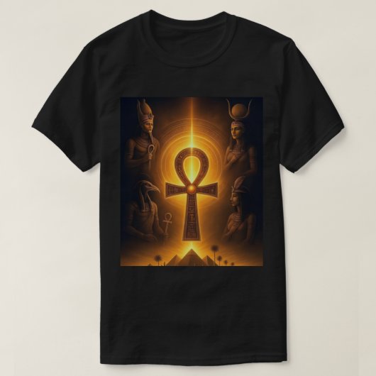 Ancient Egyptian Pharaoh T-Shirt | KaliraArts (Design voorkant)