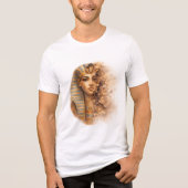 Ancient Egyptian Pharaoh Woman Graphic Tee Tri-Blend Shirt (Voorkant)