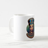 Ancient Egyptian Queen [Nefertari] Koffiemok (Voorkant links)