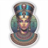 Ancient Egyptian Queen [Nefertari] Sticker (Voorkant)