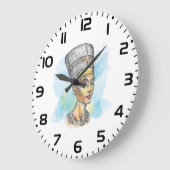 Ancient Egyptian Queen Nefertiti Bust Sketch Grote Klok (Hoek)