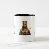 Ancient Egyptian Royalty Mug – Whimsical Pharaoh D Tweekleurige Koffiemok (Center)