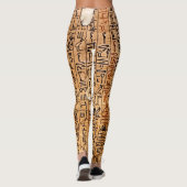 Ancient Egyptian Writing Leggings (Achterkant)