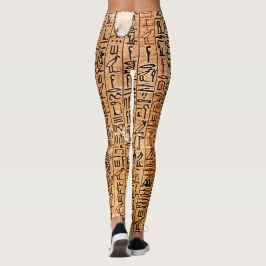 Ancient Egyptian Writing Leggings (Achterkant)