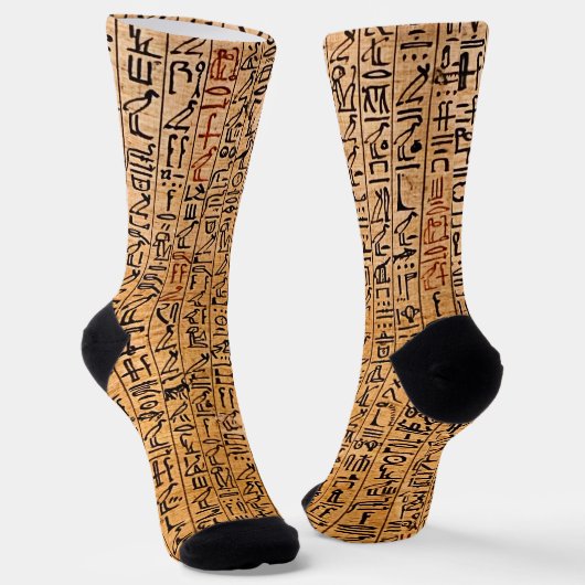 Ancient Egyptian Writing Sokken (Gebogen)