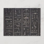 Ancient Egyptisch geheim briefkaart (Voorkant)