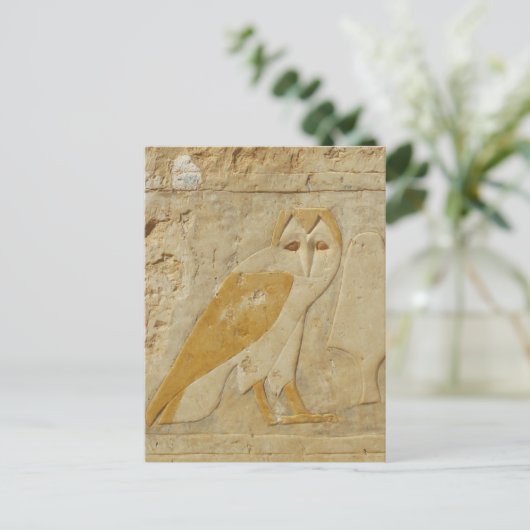 Ancient Egyptisch hoopje hiëroglyph Briefkaart (Staand voorkant)