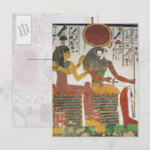 Ancient Egyptisch Horus Briefkaart (Voorkant / Achterkant)