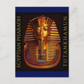 Ancient Egyptisch koning Tutankhamun Gold Burial M Briefkaart (Voorkant)