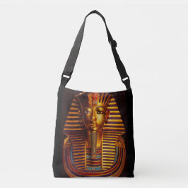 Ancient Egyptisch koning Tutankhamun Gold Burial M Crossbody Tas