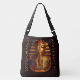 Ancient Egyptisch koning Tutankhamun Gold Burial M Crossbody Tas