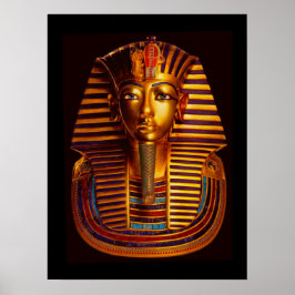 Ancient Egyptisch koning Tutankhamun Gold Burial M Poster