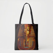 Ancient Egyptisch koning Tutankhamun Gold Burial M Tote Bag (Voorkant)