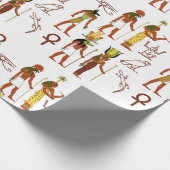 Ancient Egyptisch Pantheon Cadeaupapier (Hoek)