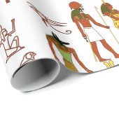 Ancient Egyptisch Pantheon Cadeaupapier (Rol Hoek)