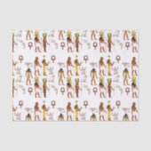 Ancient Egyptisch Pantheon Tissuepapier (Voorkant)