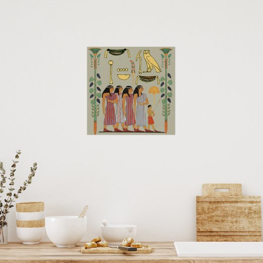 Ancient Egyptisch Poster voor het volk (Keuken)