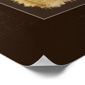 Ancient Egyptisch Stela Art Poster (Hoek)