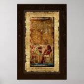 Ancient Egyptisch Stela Art Poster (Voorkant)