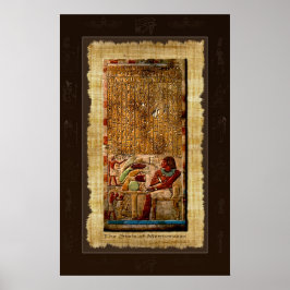 Ancient Egyptisch Stela Art Poster