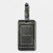 Ancient Eldritch Victoriaans Bagagelabel (Achterkant verticaal)