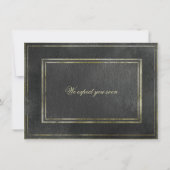 Ancient Eldritch Victoriaans (goud en zwart) Kaart (Achterkant)