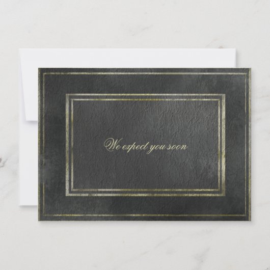 Ancient Eldritch Victoriaans (goud en zwart) Kaart (Achterkant)