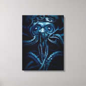 Ancient Eldtich Horror: Deep Ocean Kraken Canvas Afdruk (Voorkant)