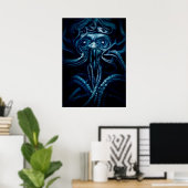 Ancient Eldtich Horror: Deep Ocean Kraken Poster (Thuiskantoor)