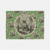 Ancient Emblem - Owl - Licht van Wisdom Blanket Fleece Deken (Voorkant (Horizontaal))