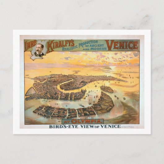 Ancient en modern Venetië op het Uitzicht van Olym Briefkaart (Voorkant)