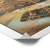 Ancient en modern Venetië op het Uitzicht van Olym Poster (Hoek)