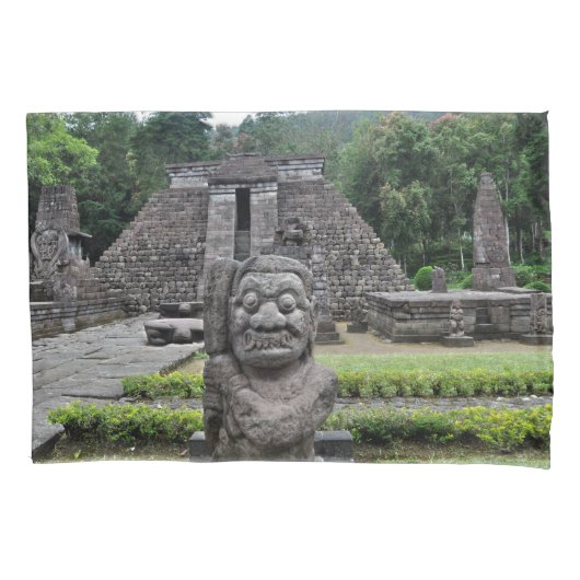 Ancient Exotic Temple Candi Sukuh Kussensloop (Voorkant)