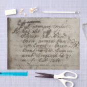 Ancient faded parketpapier tijdschrift tissuepapier (Craft)