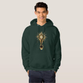 Ancient Fantasy Key with Magical Light – Radiant E Hoodie (Voorkant volledig)