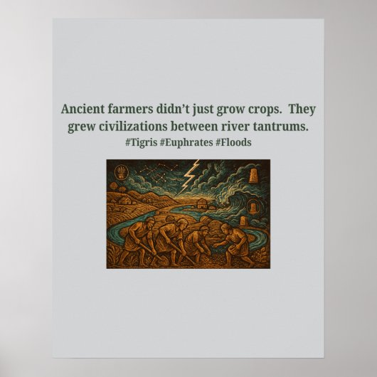 Ancient farmers...river tantrums poster (Voorkant)