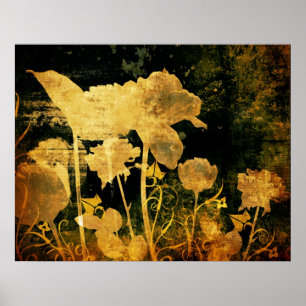 Ancient florale chaos poster